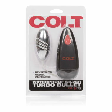 Colt Waterproof Silver Turbo Bullet Vibrator