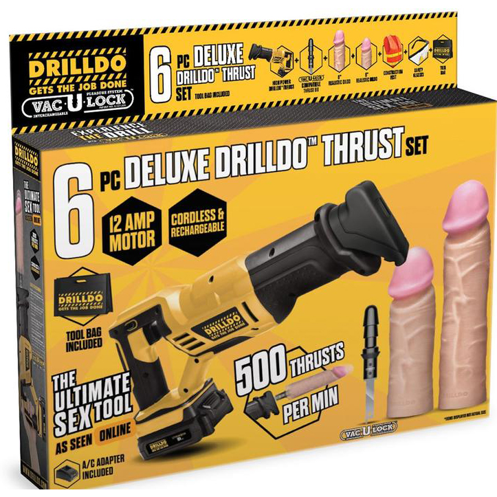 Drilldo Deluxe Thrust 6 Piece Set - BedroomJoys.com 