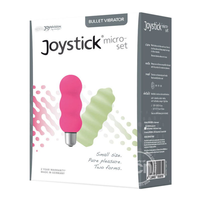 Joystick Micro Bullet Vibrator With Silicone Sleeves