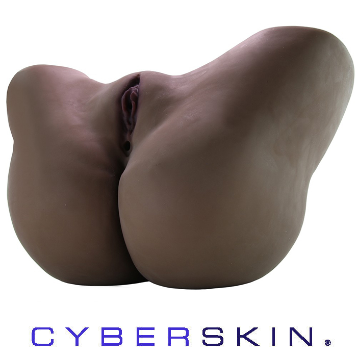 CyberSkin Elite Black Jackhammer Pussy and Ass