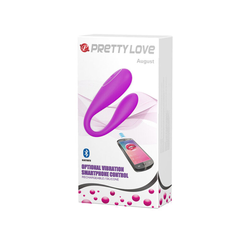 Pretty Love August Vibrator with Smartphone Bluetooth Control