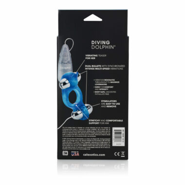 Diving Dolphin Dual Vibrating Cock Ring