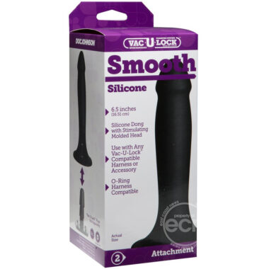 Vac-U-Lock Smooth Silicone Dildo Attachment