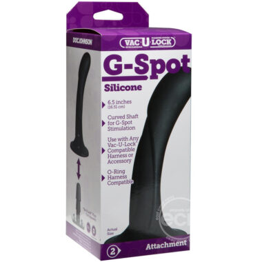 Vac-U-Lock G-spot Silicone Dildo Attachment