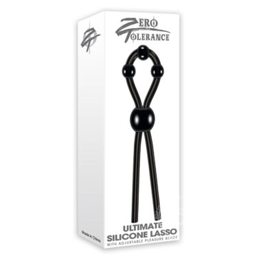 Zero Tolerance Ultimate Silicone Lasso Cock Ring With Adjustable Pleasure Beads
