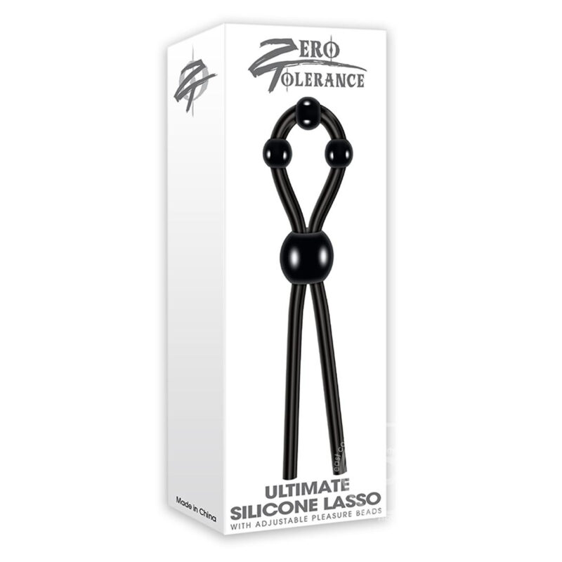 Zero Tolerance Ultimate Silicone Lasso Cock Ring With Adjustable Pleasure Beads