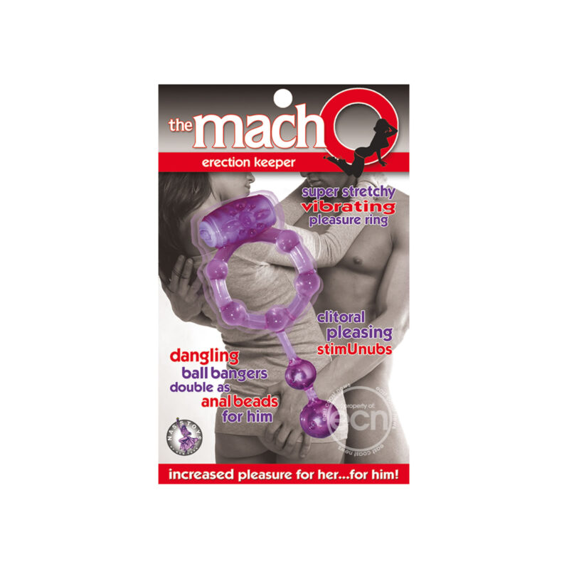 The Macho Erection Keeper Vibrating Cock Ring