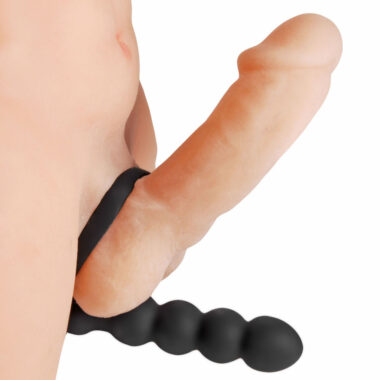 Fun Cock Ring With Double Penetration Vibe