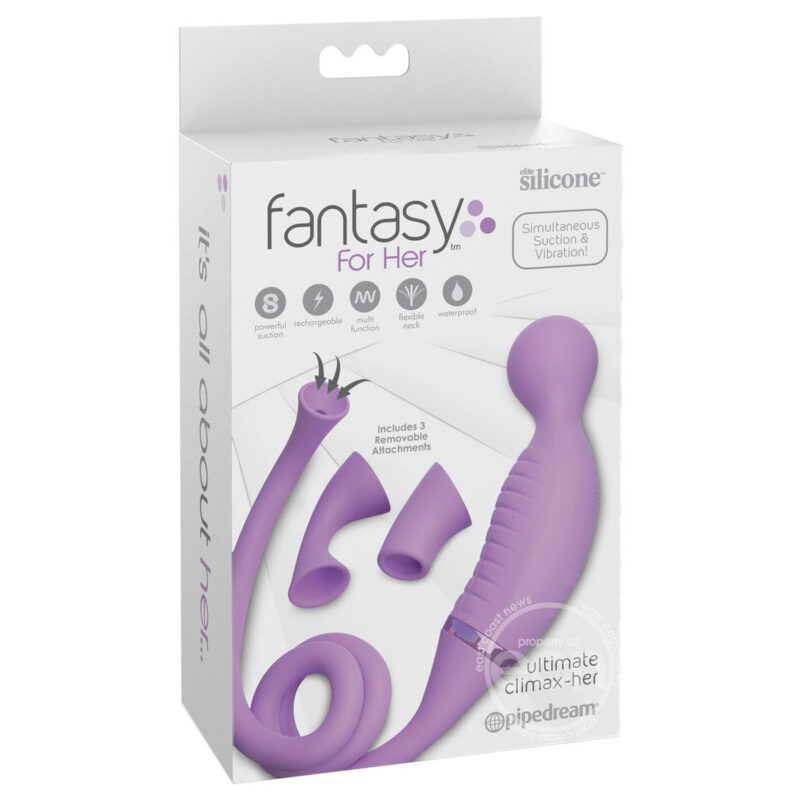 Fantasy For Her Ultimate Climax Her Silicone Rechargeable Vibrator