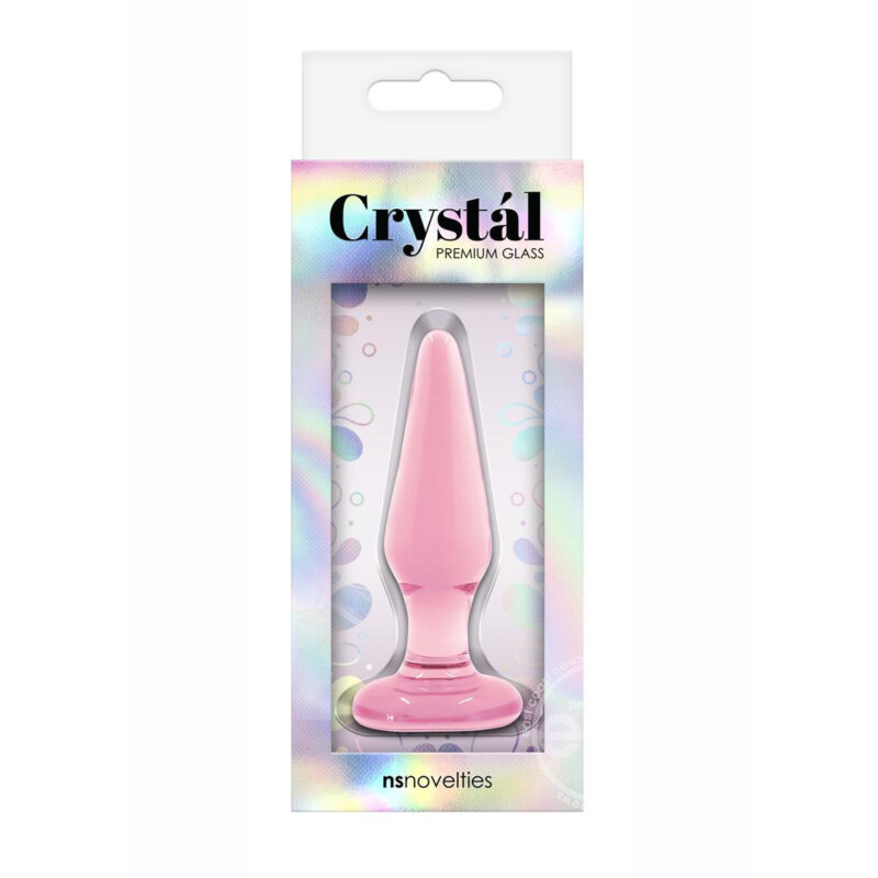 Crystal Glass Tapered Small Anal Plug