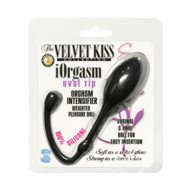 Oval Tip Orgasm Intensifier Weighted Pleasure Ball
