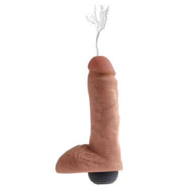 King Cock Squirting 8 inch Dildo With Balls