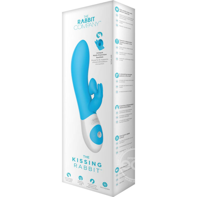 The Rabbit Company Blue Kissing Clitoral Suction Vibrator