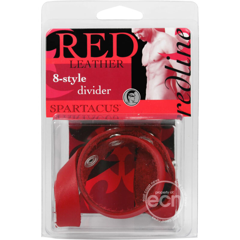 Red Leather 8 Style Ball Divider