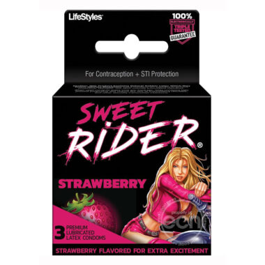 Sweet Rider Strawberry Condoms