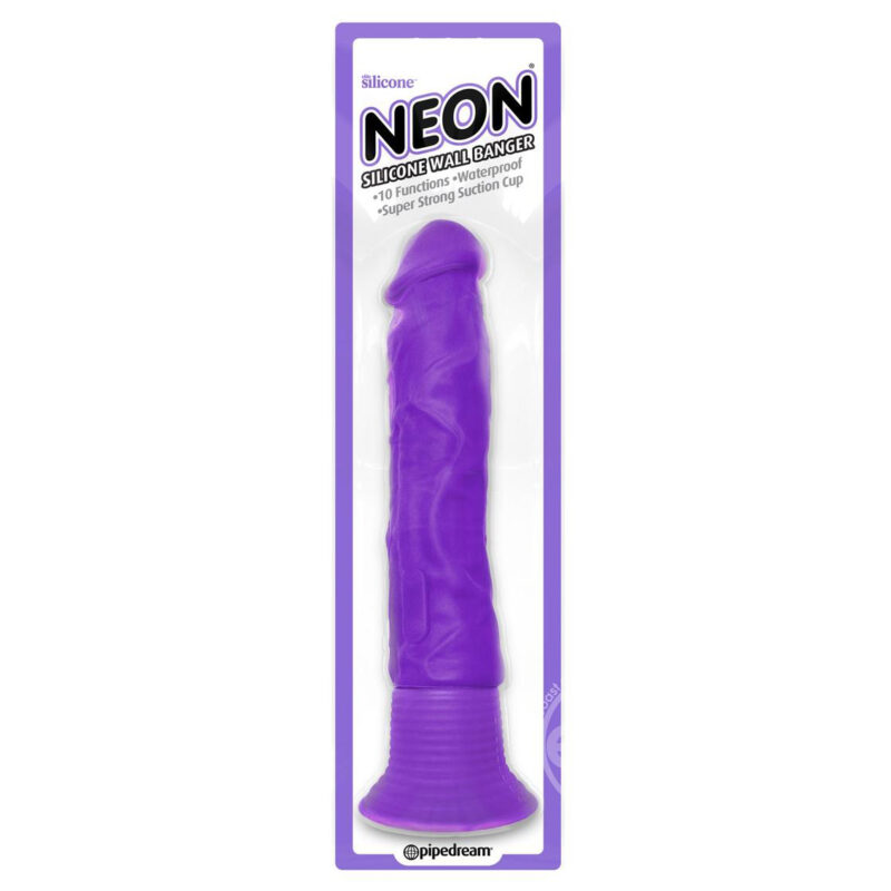Silicone Wall Banger Vibrating Dildo With Suction Cup
